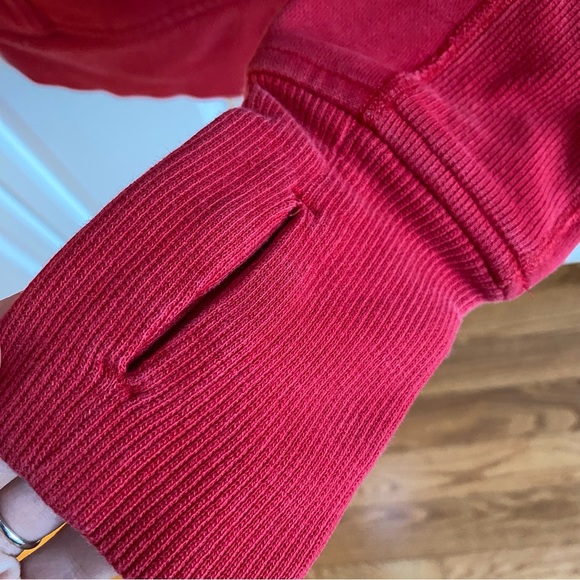 Lululemon Athletica Zip up Scuba Hoodie in Red size 4 - Picture 3 of 4